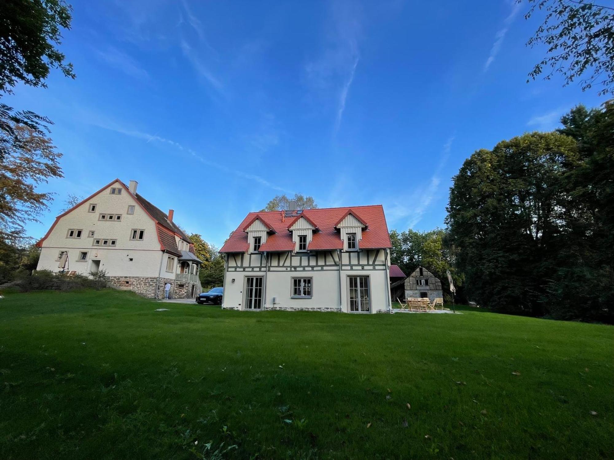 شقة Schellnhof Forsthaus Am Waldrand Nidda المظهر الخارجي الصورة