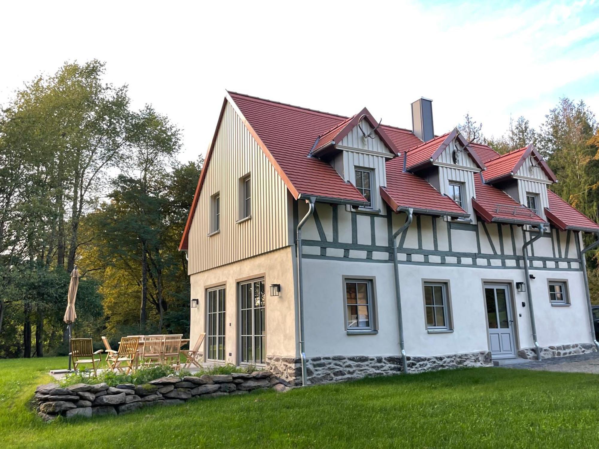 شقة Schellnhof Forsthaus Am Waldrand Nidda المظهر الخارجي الصورة